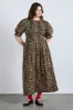 bluebelle midi dress - leopard sold by Damson Madder