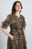 bluebelle midi dress - leopard sold by Damson Madder