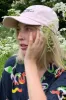 pink embroidered cap sold by Damson Madder