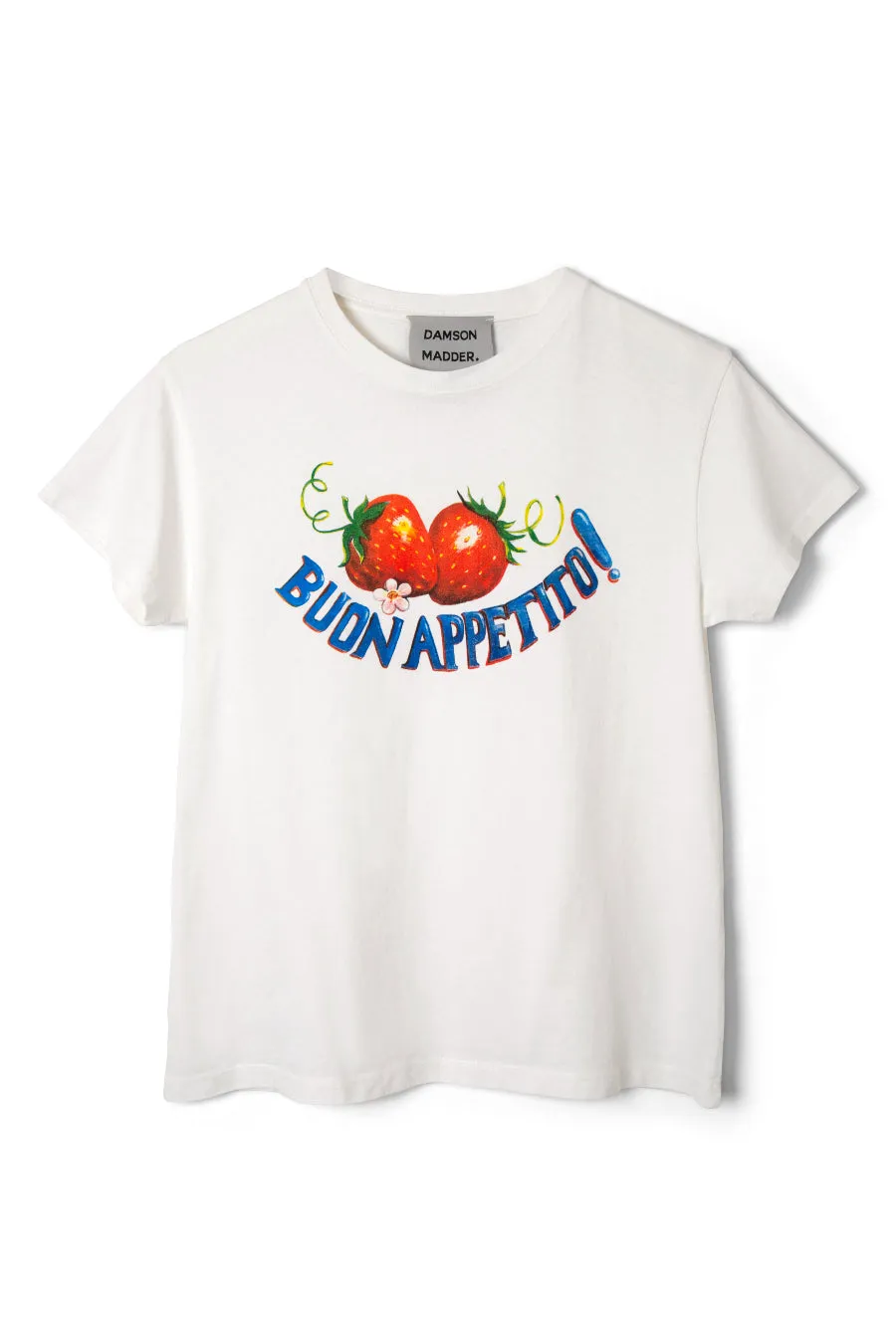 buon appetito shrunken tee sold by Damson Madder product image thumbnail 4