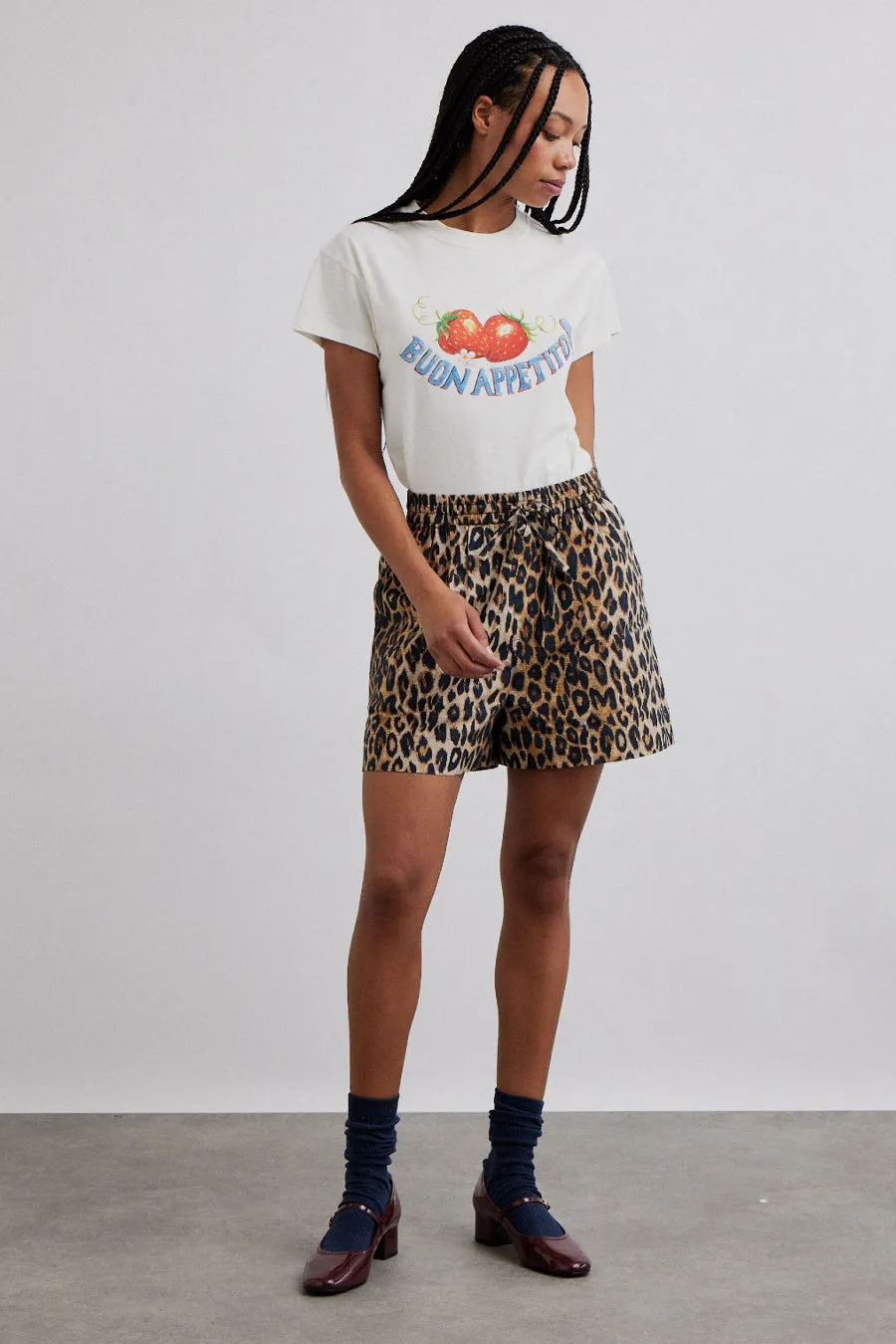 buon appetito shrunken tee sold by Damson Madder product image thumbnail 2