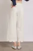 lana trousers - white broderie sold by Damson Madder