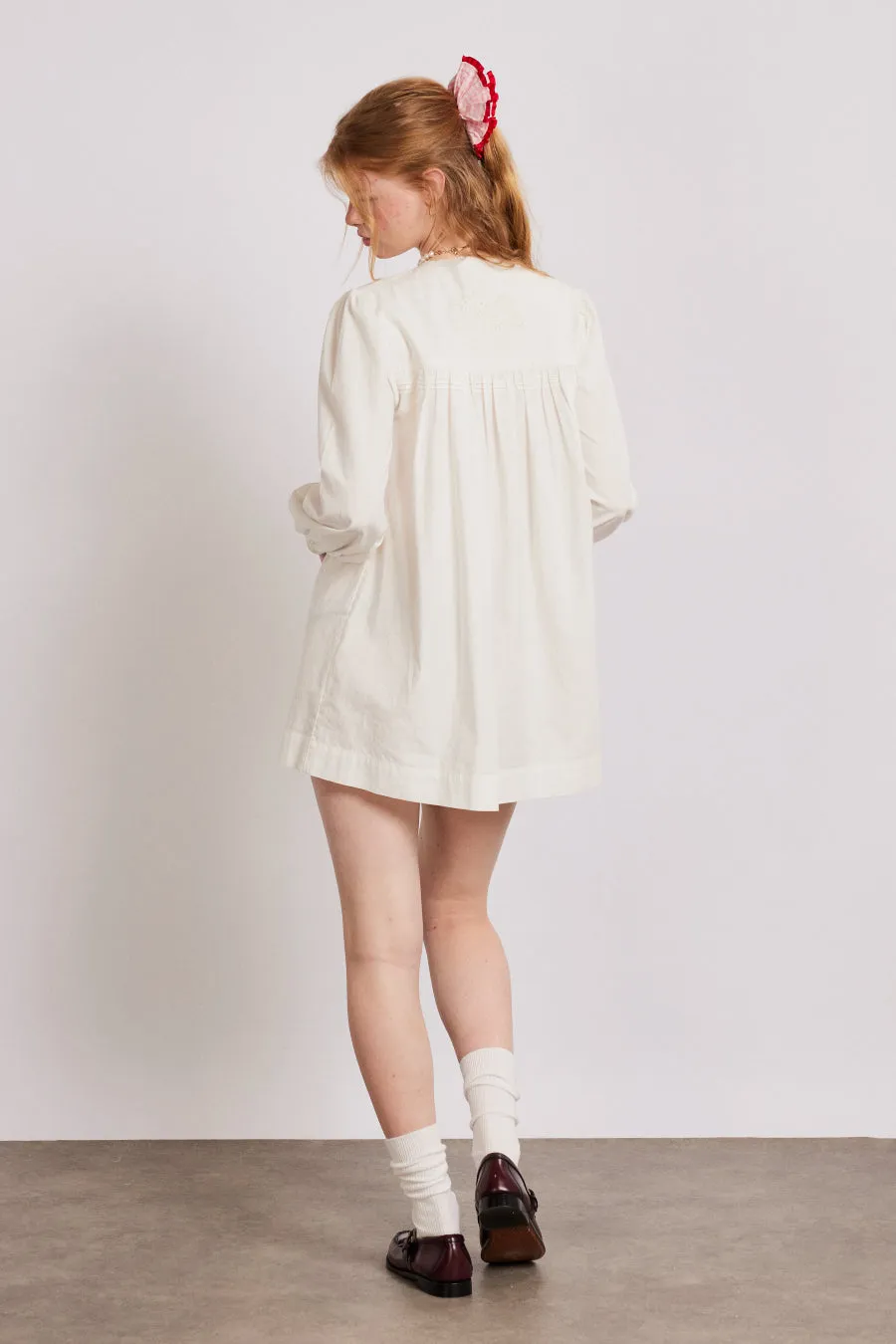 embroidered genevieve mini dress sold by Damson Madder product image thumbnail 4