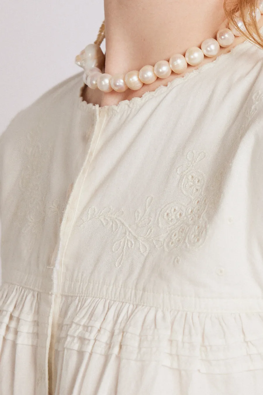 embroidered genevieve mini dress sold by Damson Madder product image thumbnail 2