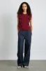 rafe jeans - navy pin stripe sold by Damson Madder