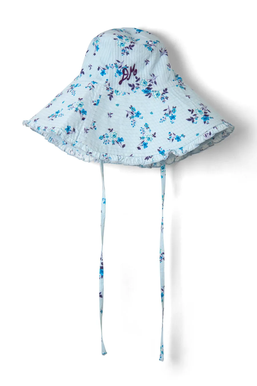 floral sunhat with frill sold by Damson Madder product image thumbnail 3