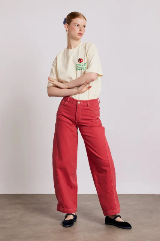 dion jean - red sold by Damson Madder