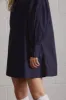 mimi mini dress - navy broderie sold by Damson Madder