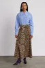 hyan midi skirt - leopard sold by Damson Madder