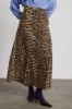 hyan midi skirt - leopard sold by Damson Madder