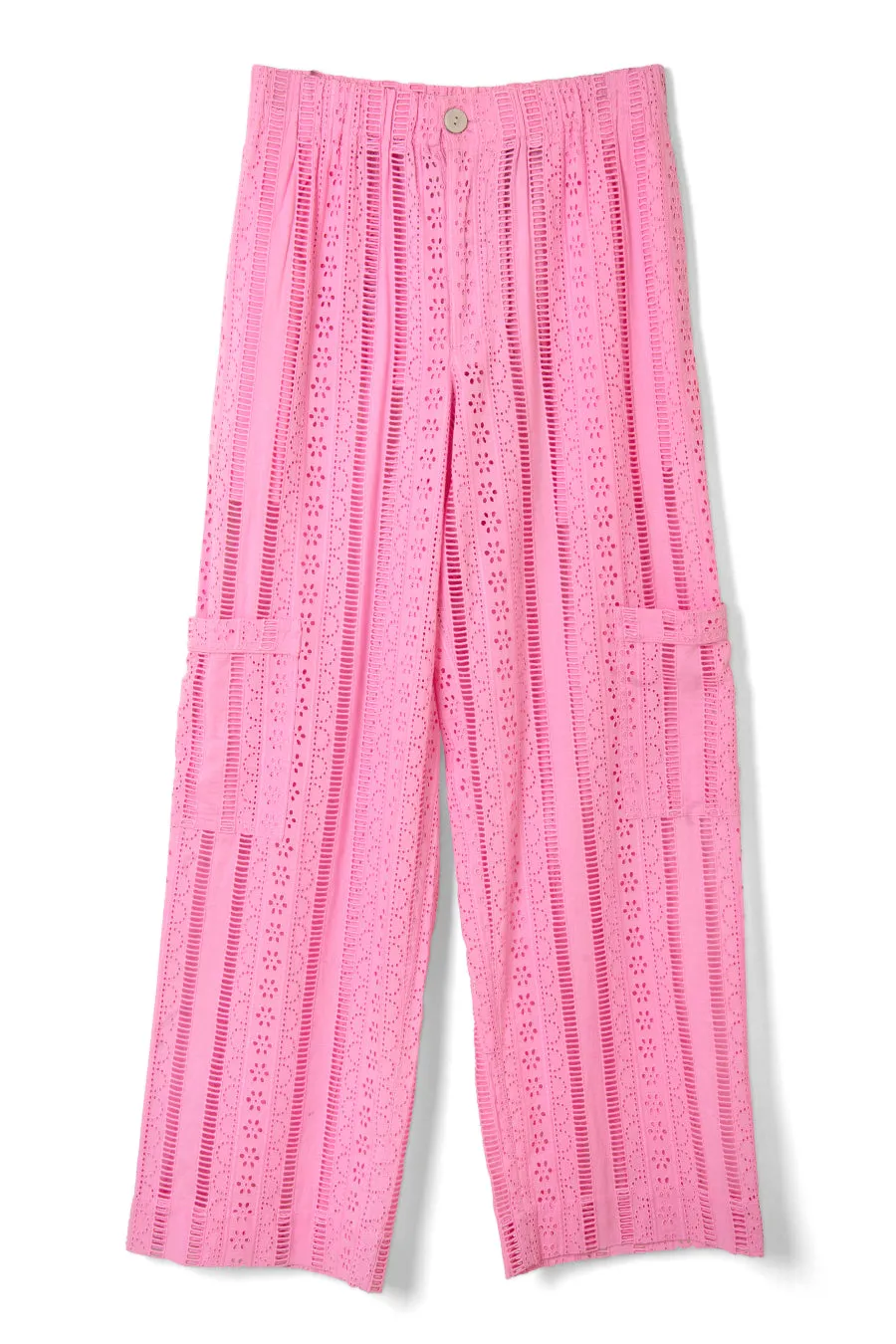 Vacation Pants - Pink Broderie sold by Damson Madder product image thumbnail 5