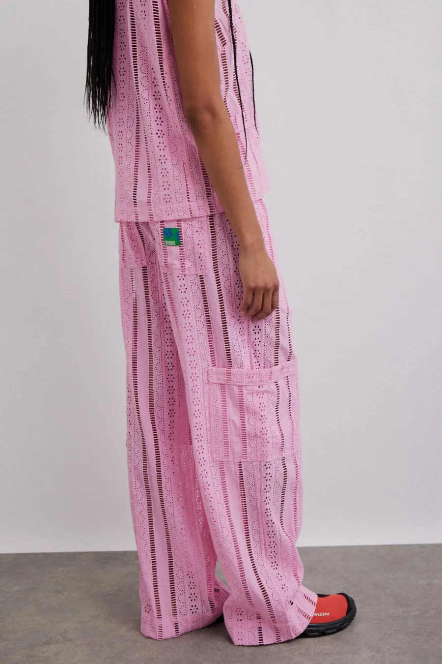 Vacation Pants - Pink Broderie sold by Damson Madder product image thumbnail 3