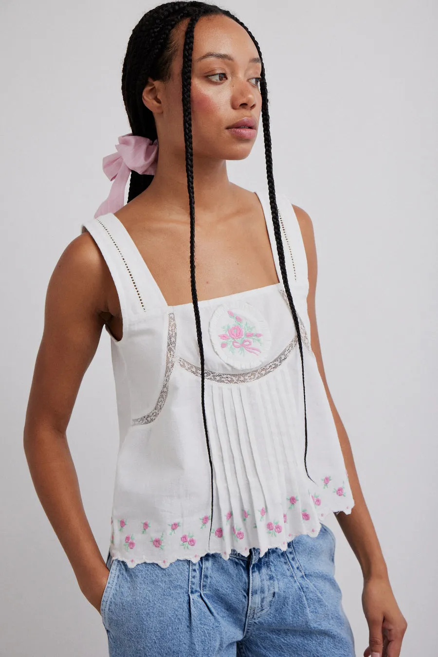 nancy rose cami sold by Damson Madder product image thumbnail 2