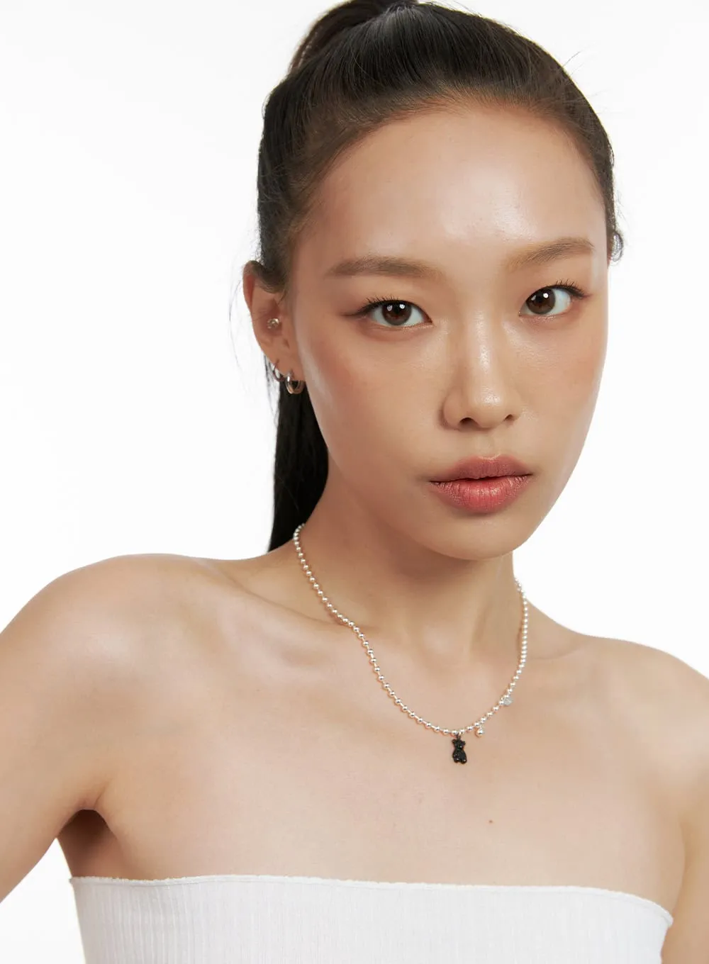 Cute Bear Necklace IL417 sold by Lewkin product image thumbnail 4