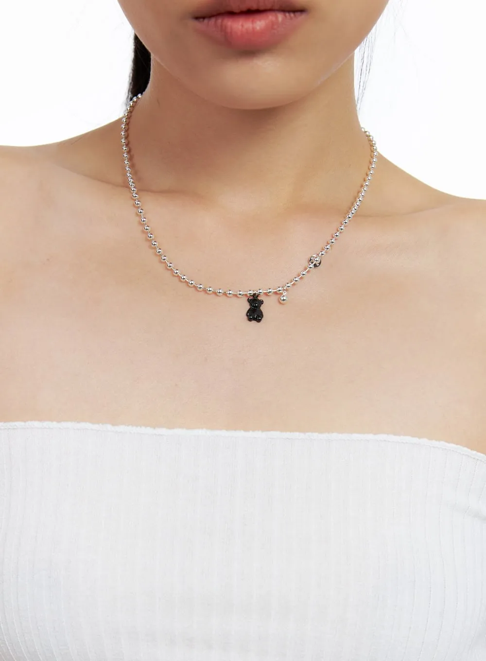 Cute Bear Necklace IL417 sold by Lewkin product image thumbnail 3