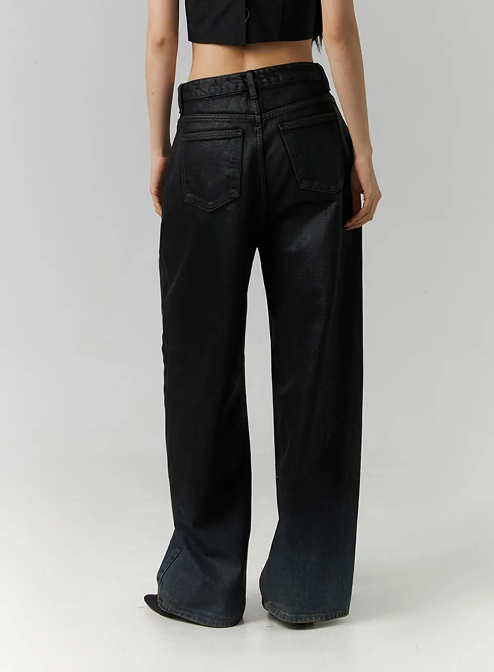 Low Rise Wide Fit Jeans ID306 sold by Lewkin product image thumbnail 5