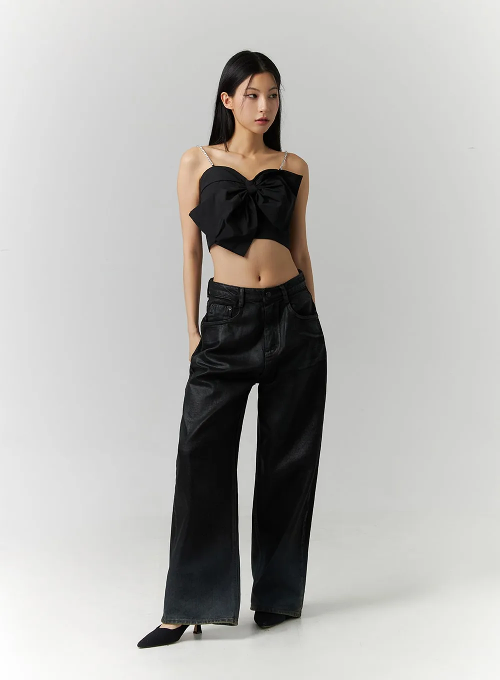 Low Rise Wide Fit Jeans ID306 sold by Lewkin