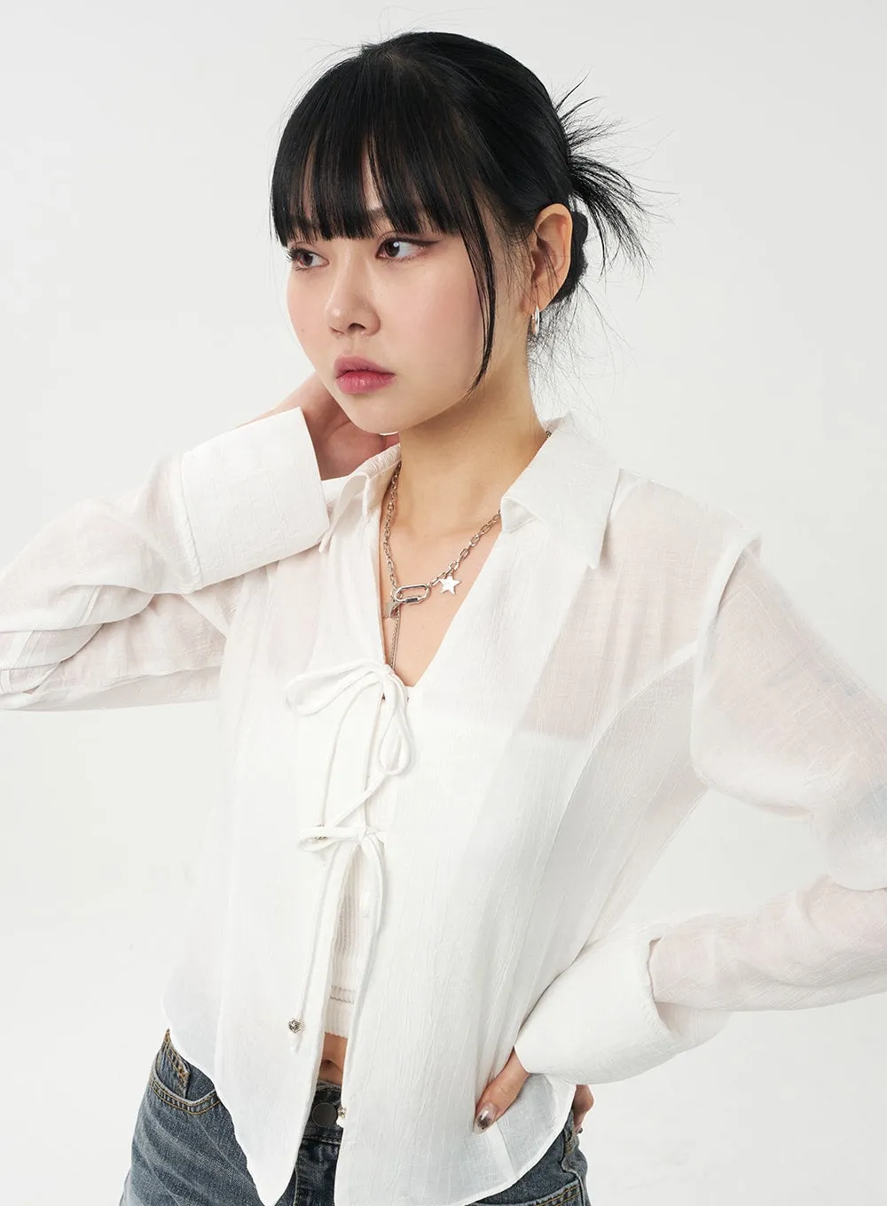 Star Necklace CA327 sold by Lewkin product image thumbnail 4