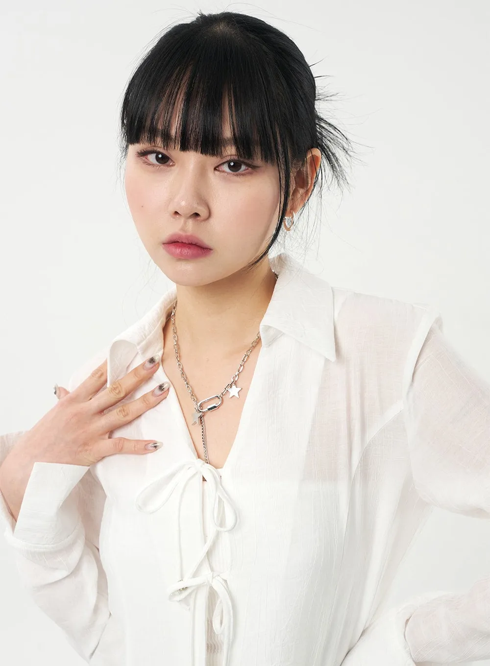 Star Necklace CA327 sold by Lewkin product image thumbnail 2