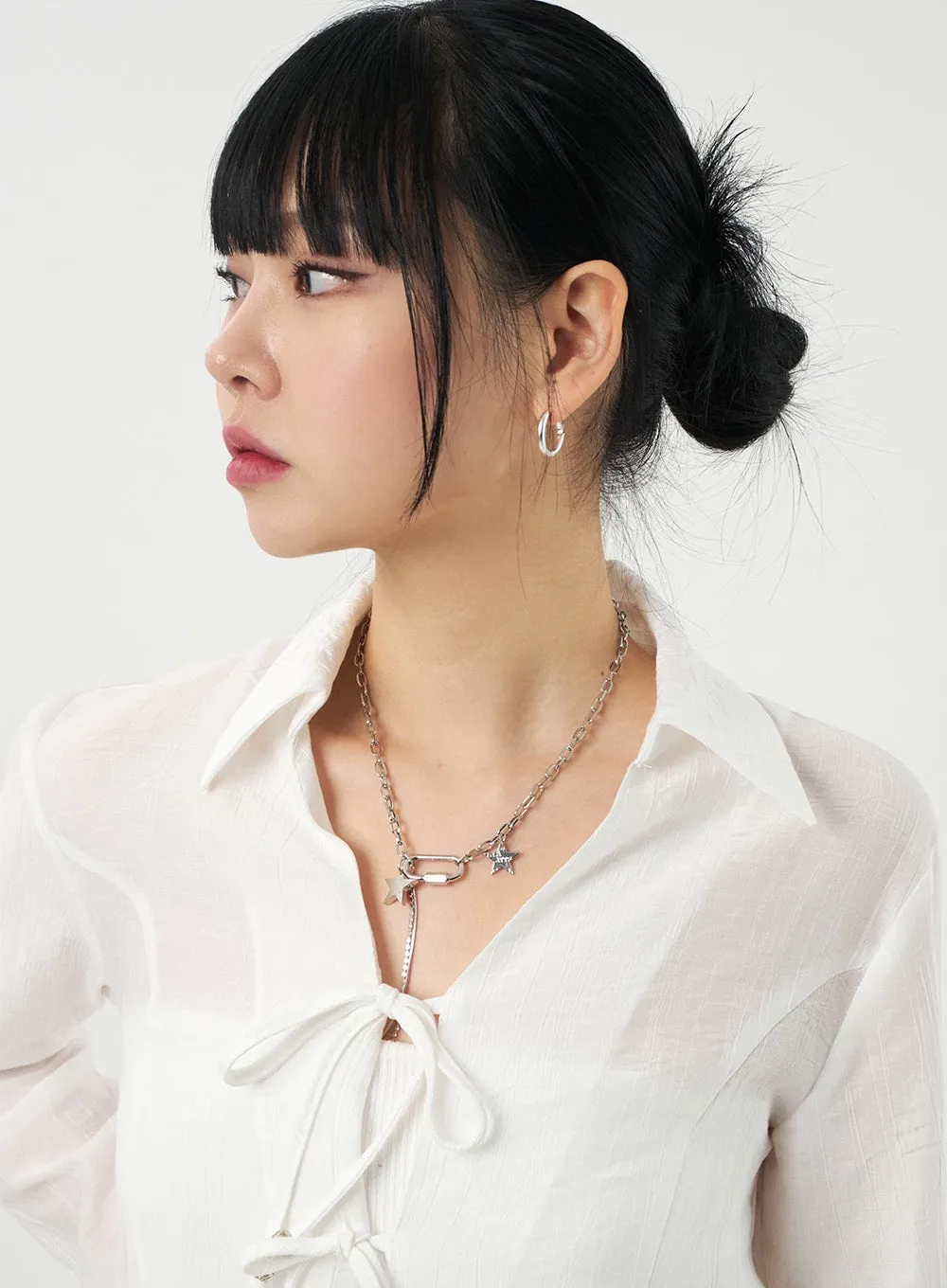 Star Necklace CA327 sold by Lewkin product image thumbnail 3