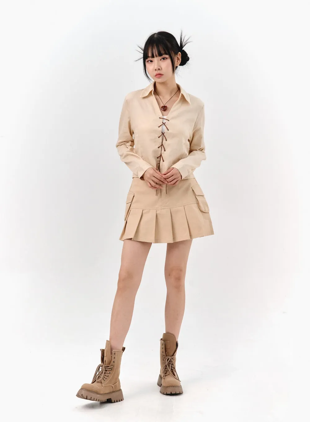 Heart Pendant Necklace IS322 sold by Lewkin product image thumbnail 3