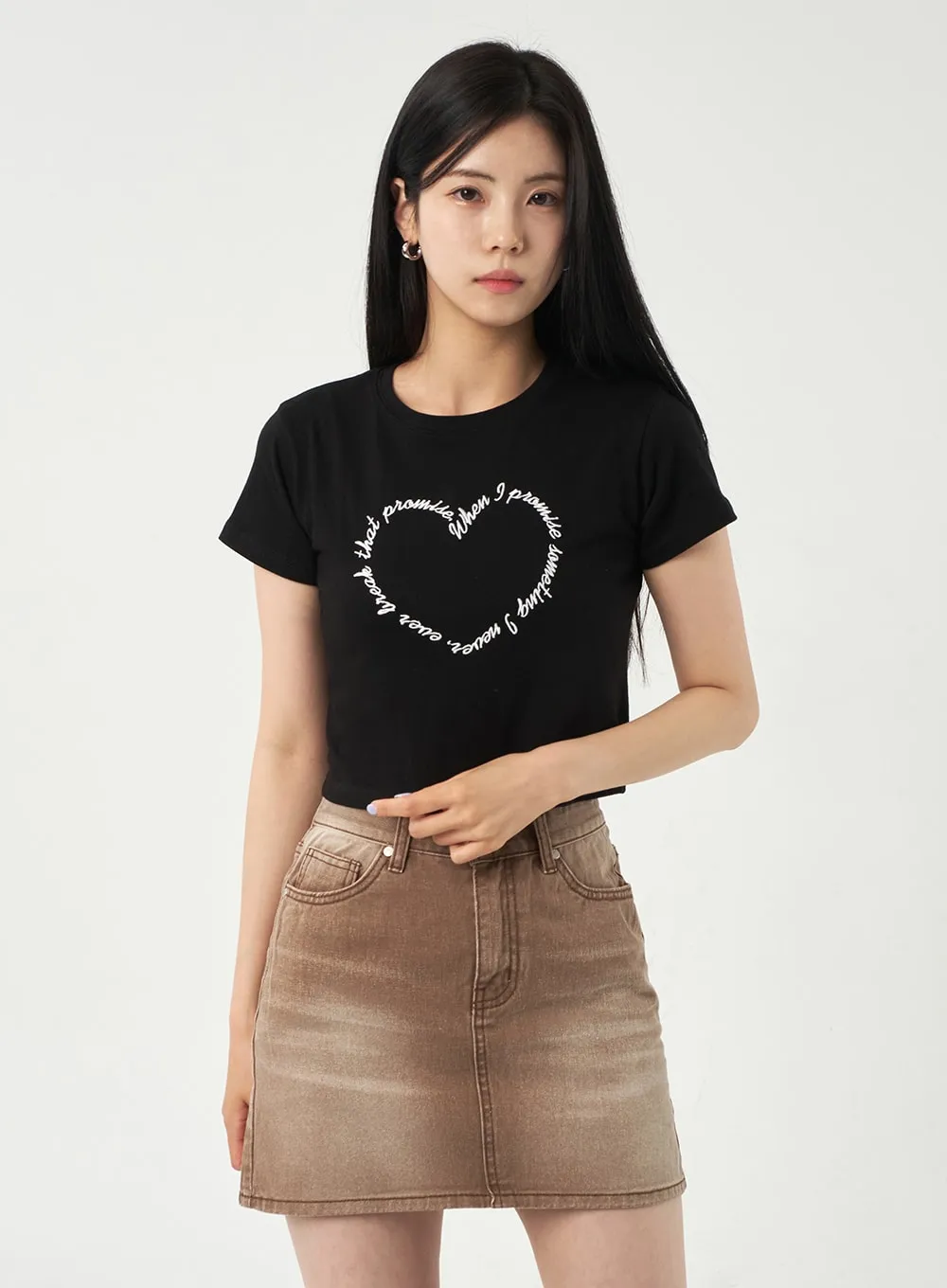 High Waist Mini Skirt OY303 sold by Lewkin product image thumbnail 3