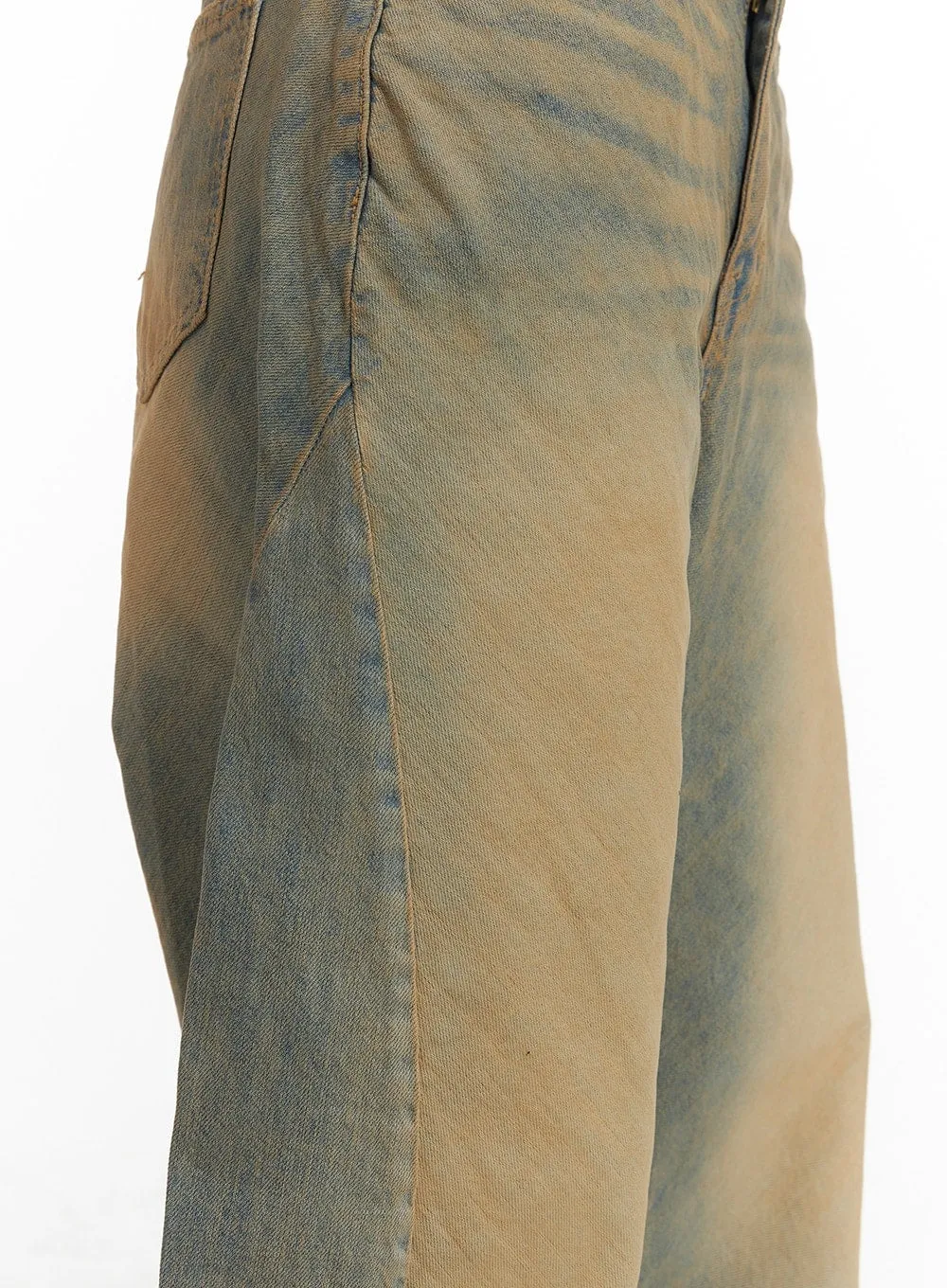 Washed Wide Leg Jeans CM422 sold by Lewkin product image thumbnail 4