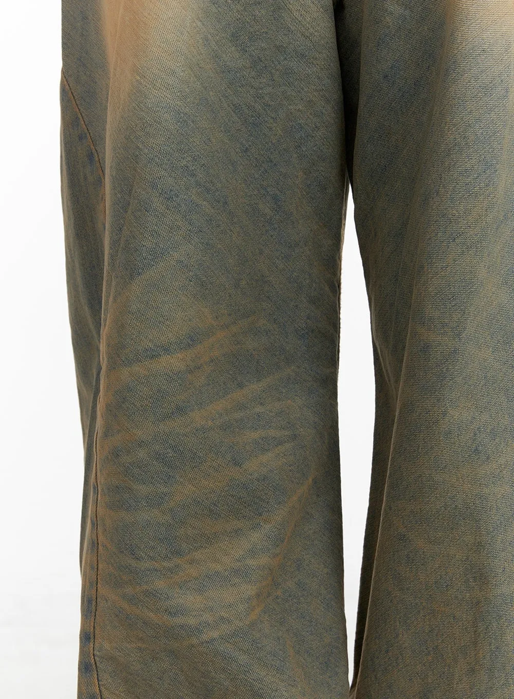 Washed Wide Leg Jeans CM422 sold by Lewkin product image thumbnail 5