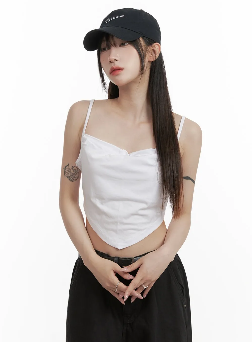 Solid Cami Top CY407 sold by Lewkin