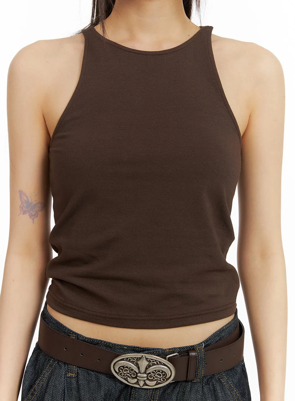 Basic Cotton Tank Top CA418 sold by Lewkin product image thumbnail 3