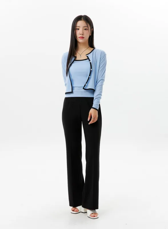 Bootcut Tailored Pants OG314 sold by Lewkin