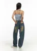 Wide Washed Jeans CU414 sold by Lewkin