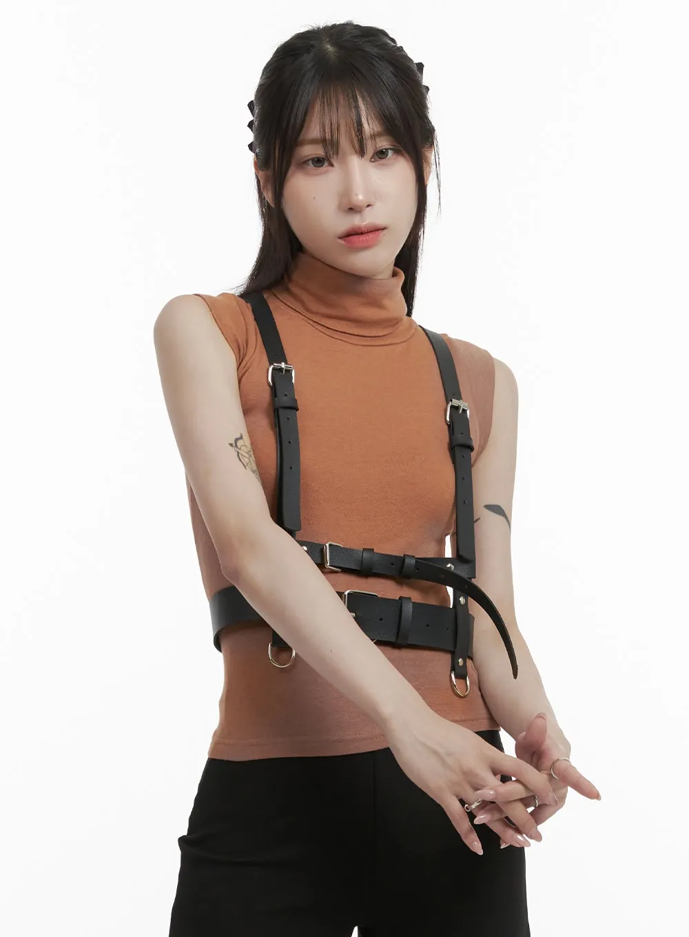 Faux Leather Harness Belt OA425 sold by Lewkin product image thumbnail 2