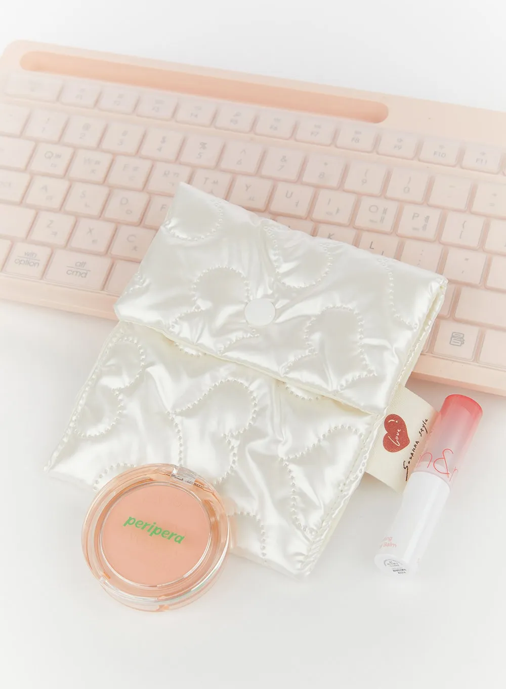 Quilted Mini Pouch IU419 sold by Lewkin product image thumbnail 2