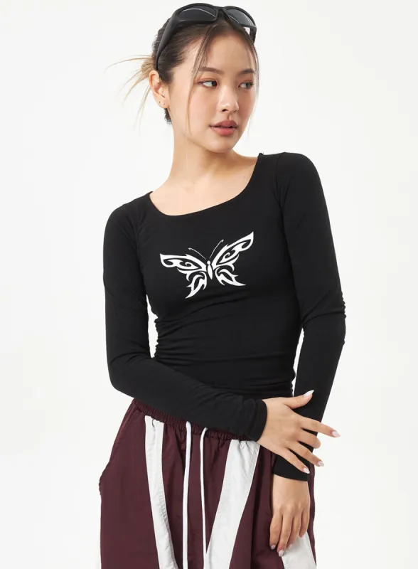 Butterfly Top CA318 sold by Lewkin