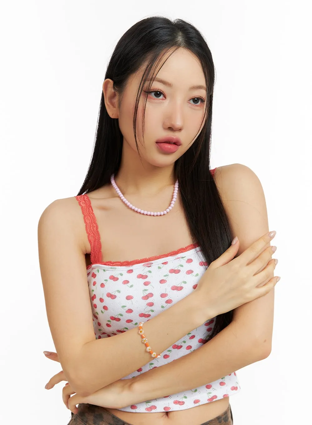 Flower Beaded Charm Bracelet IF421 sold by Lewkin product image thumbnail 2