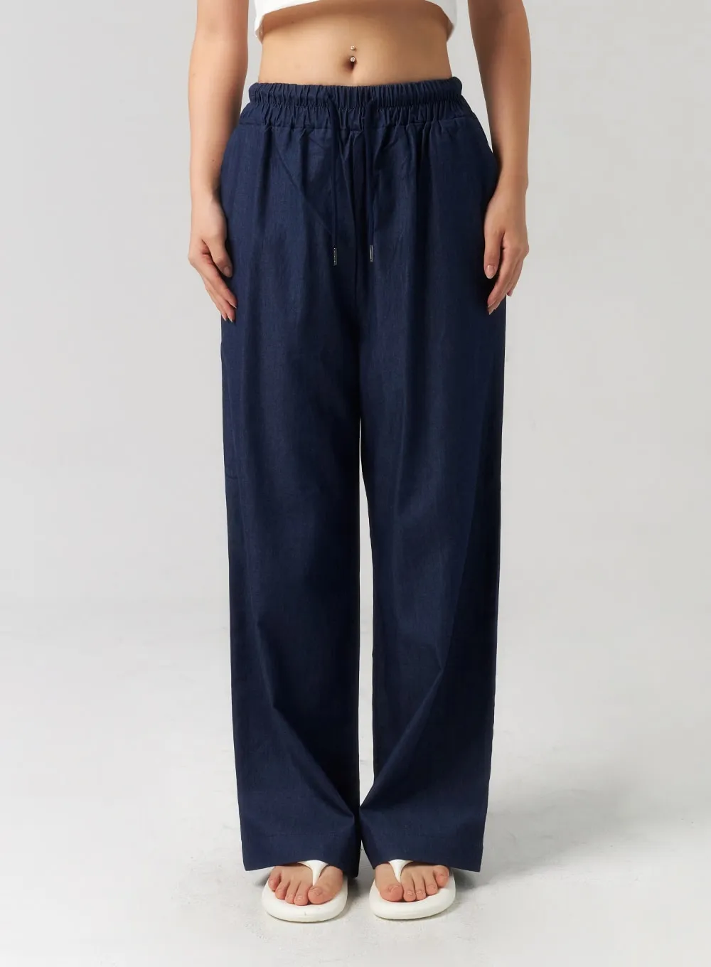 Denim Track Pants CU329 sold by Lewkin product image thumbnail 2