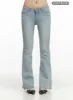 Low Waist Slim Fit Bootcut Jeans CU424 sold by Lewkin
