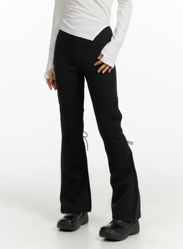 Back X Strap Bootcut Pants CF408 sold by Lewkin