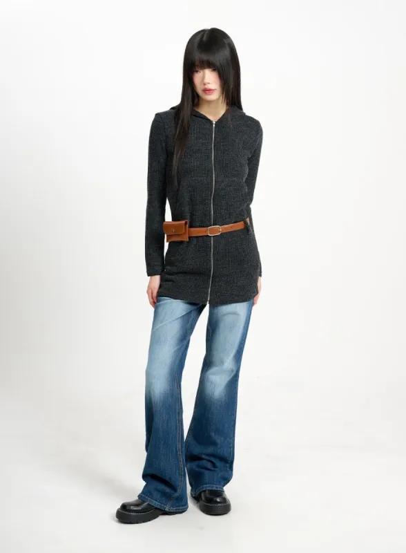 Denim Washed Flared Jeans CM415 sold by Lewkin