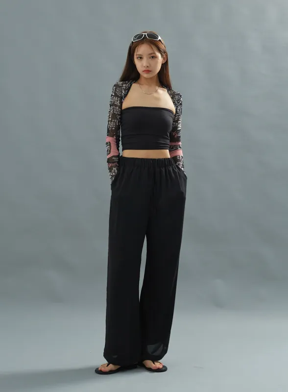 Bending Wide Pants CU26 sold by Lewkin