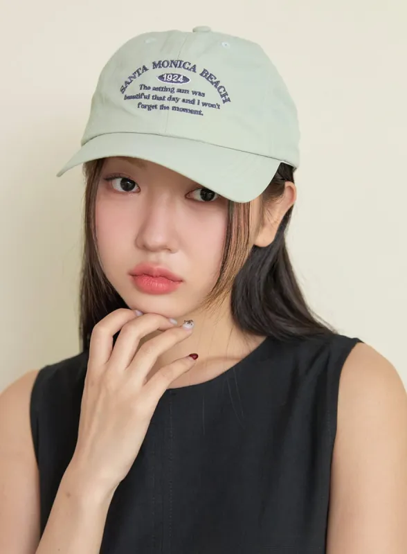 Santa Monica Beach Baseball Cap OY427 sold by Lewkin