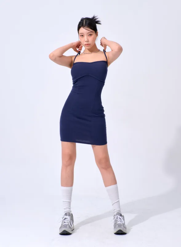 Thin Strap Mini Dress IA324 sold by Lewkin