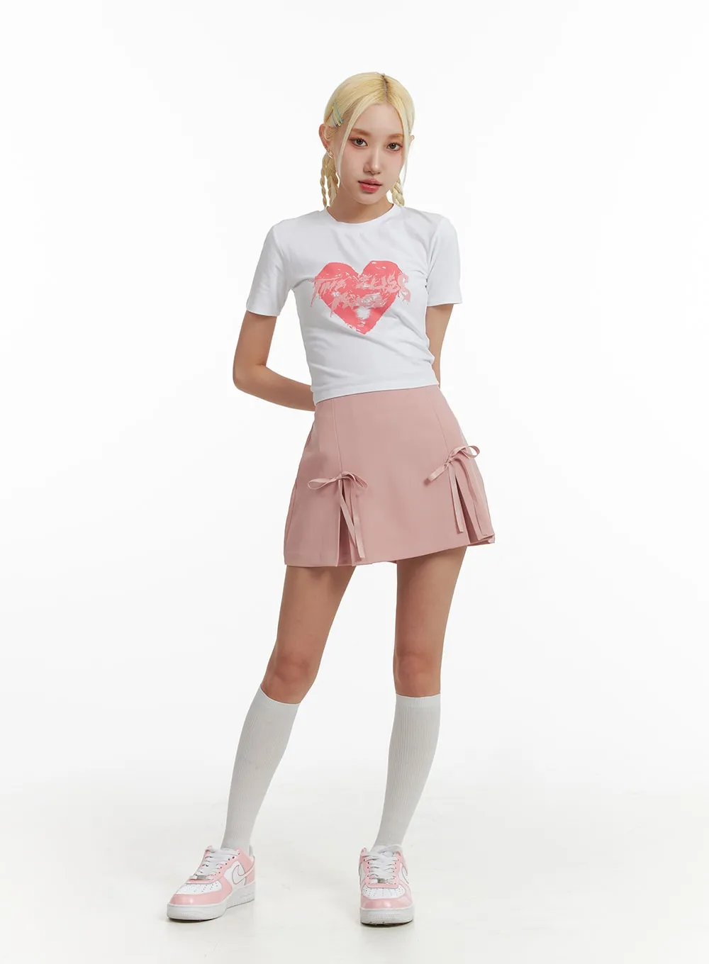 Heart Graphic T-Shirt IF408 sold by Lewkin product image thumbnail 2