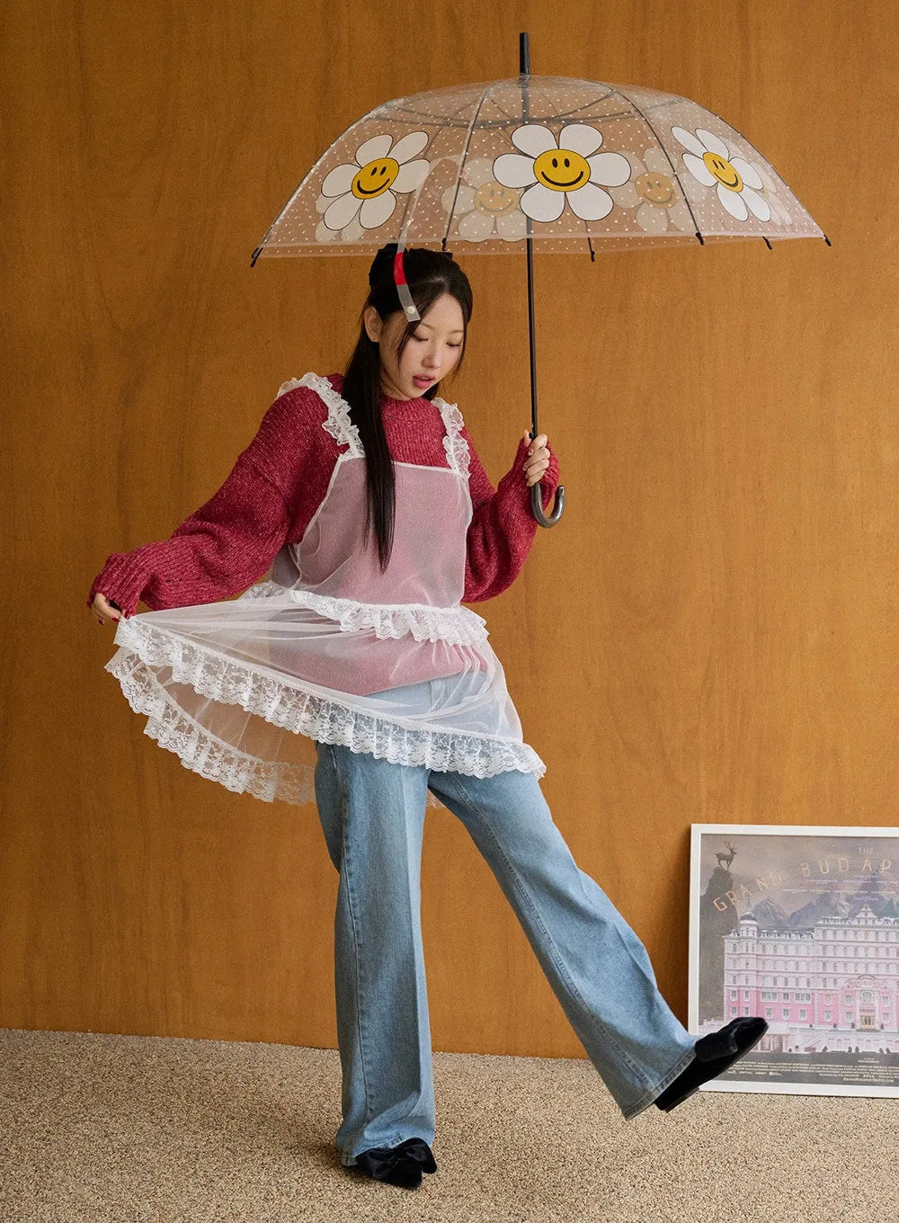 Embroidered Ruffle Lace Dress OD326 sold by Lewkin product image thumbnail 5