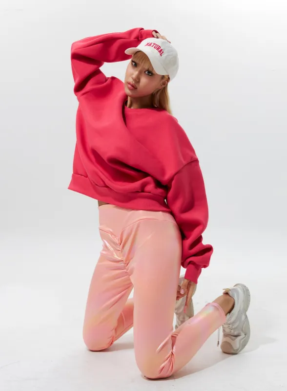 Comfy Cotton Round-Neck Sweatshirt IG324 sold by Lewkin