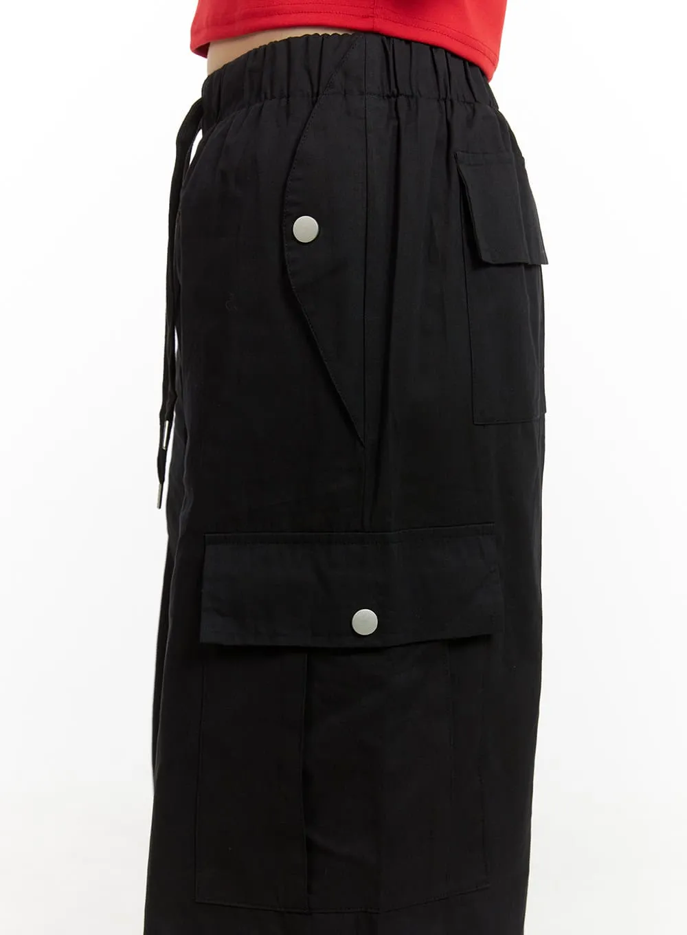 Cargo Wide Leg Pants CU424 sold by Lewkin product image thumbnail 4