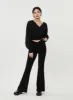 V-Cut Waist Ruched Flare Leg Pants BF317 sold by Lewkin