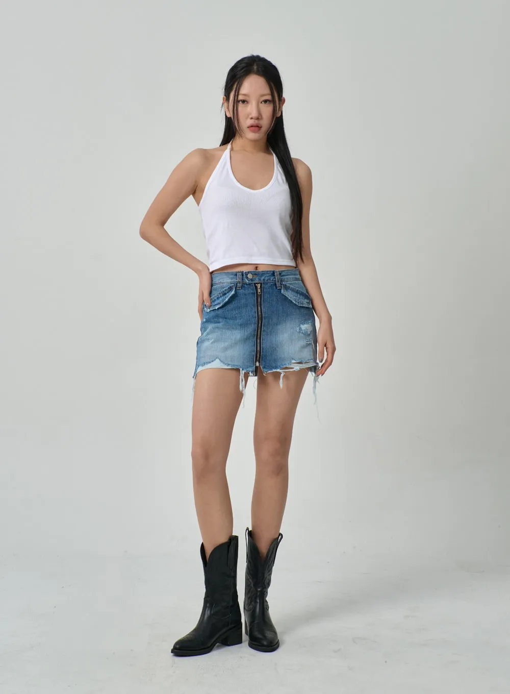 Neck Strap Basic Top IF316 sold by Lewkin product image thumbnail 5