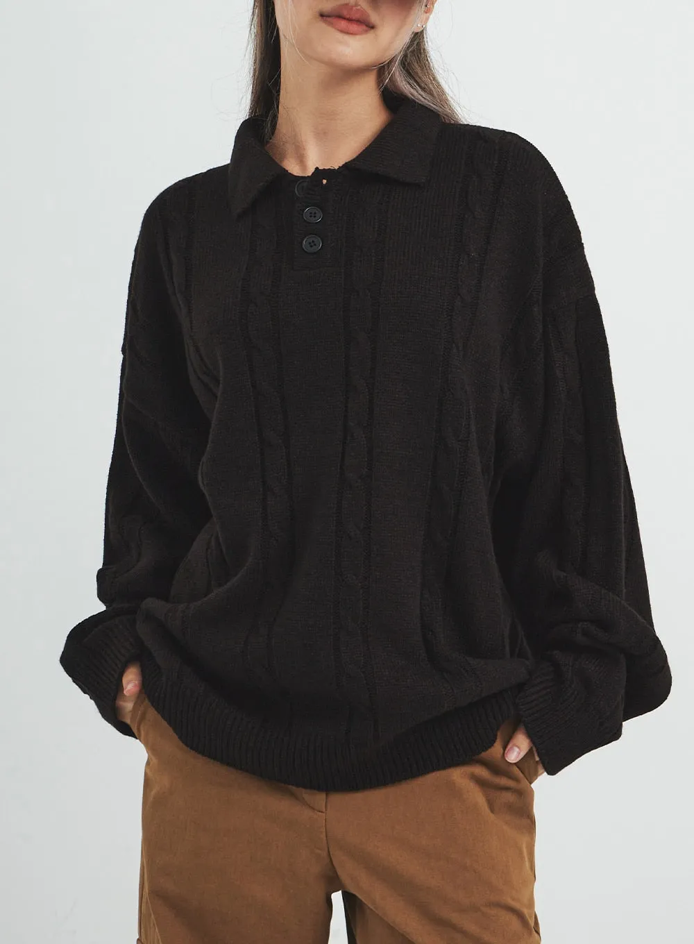 Loose Fit Knit Unisex CS15 sold by Lewkin product image thumbnail 2